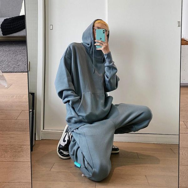 men's tracksuits harajuku korean tracksuit men set loose casual fashion long sleeve jogging hoodie chandals hombre clothing de50tz, Gray
men's tracksuits harajuku korean tracksuit men set loose casual fashion long sleeve jogging hoodie chandals hombre clothing de50tz, Gray