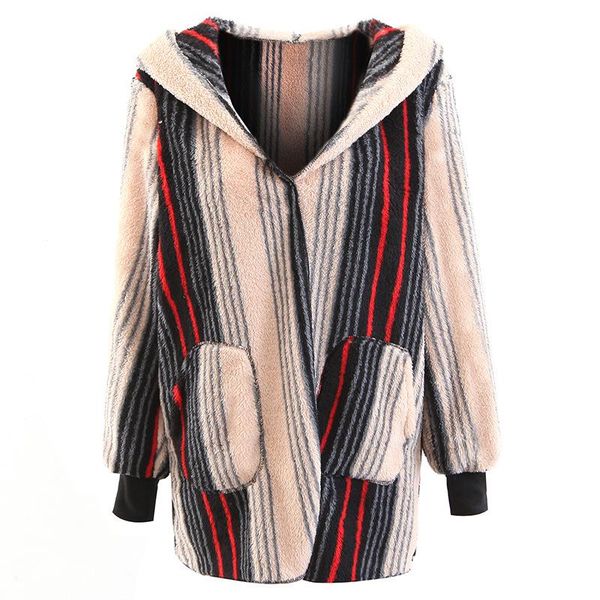 women's jackets european american fashion plush jacket long hooded long-sleeved windbreaker autumn winter warm wild casual a607, Black;brown
women's jackets european american fashion plush jacket long hooded long-sleeved windbreaker autumn winter warm wild casual a607, Black;brown