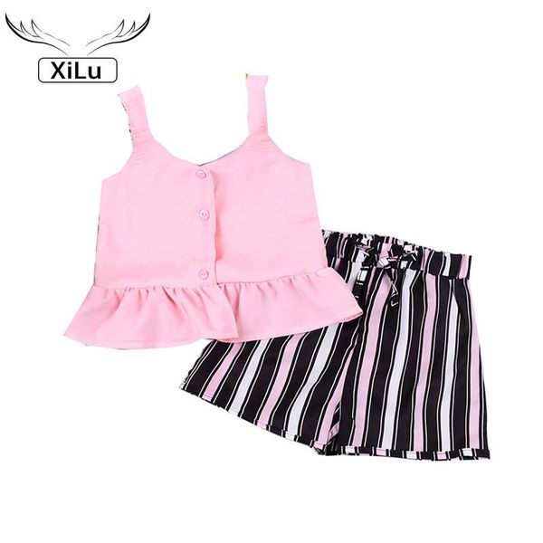 clothing sets 2021 summer kids girls clothes sleeveless cartoon print shorts 2pcs fashion outfits for vacation party girl, White
clothing sets 2021 summer kids girls clothes sleeveless cartoon print shorts 2pcs fashion outfits for vacation party girl, White