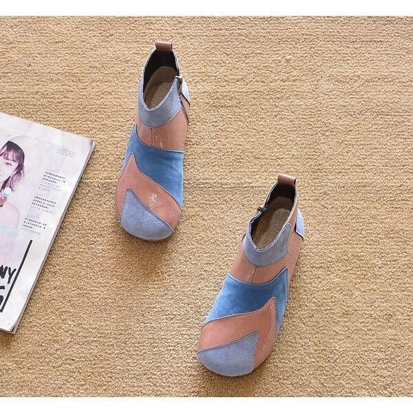 boots shoes woman short single flat women's and ankle round toe luxury fashion color block, Black
boots shoes woman short single flat women's and ankle round toe luxury fashion color block, Black