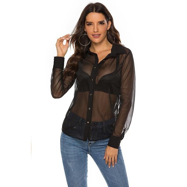 summer girls ladies night club wear see through shirts blouses button up shirt black mesh blouse women women's &, White
summer girls ladies night club wear see through shirts blouses button up shirt black mesh blouse women women's &, White