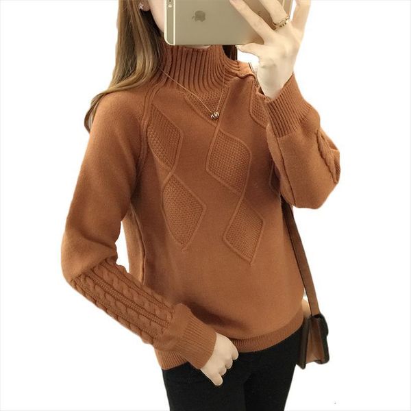 autumn turtleneck winter warm womens sweater long sleeve knitted solid ladies casual loose pullovers and, White;black
autumn turtleneck winter warm womens sweater long sleeve knitted solid ladies casual loose pullovers and, White;black