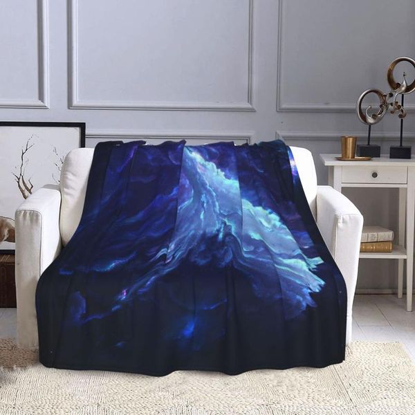 blankets fields of ua pattern lightweight blanket for home decor, bed, sofa, black, 50"x40"
