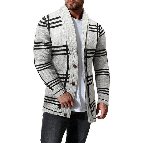 men's sweaters 2021 vintage striped men fashion buttoned outerwear plaid printed sweater coats mens autumn long sleeve casual knitted j, White;black
men's sweaters 2021 vintage striped men fashion buttoned outerwear plaid printed sweater coats mens autumn long sleeve casual knitted j, White;black