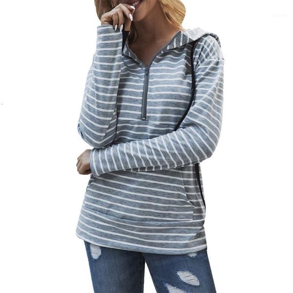 women's hoodies & sweatshirts long sleeve stripe splice zipper hooded casual asymmetric pullovers winter women roupas femininas1 m0np, Black
women's hoodies & sweatshirts long sleeve stripe splice zipper hooded casual asymmetric pullovers winter women roupas femininas1 m0np, Black