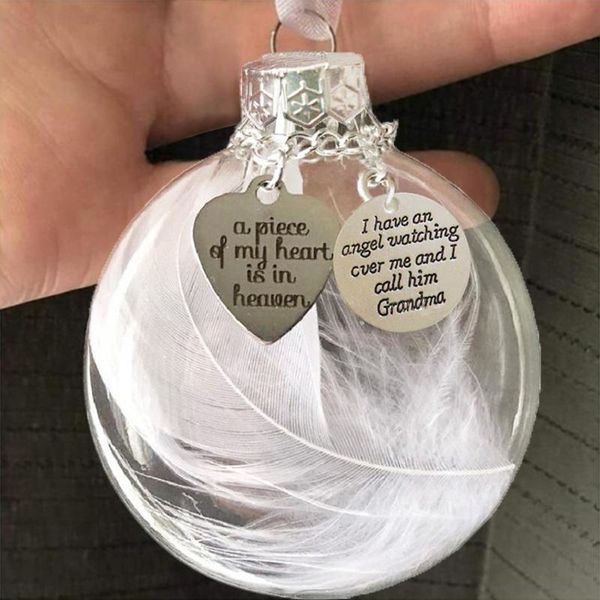 christmas decorations angels in heaven pendants memorial ornament feather ball tree hanging mom dad family decor
christmas decorations angels in heaven pendants memorial ornament feather ball tree hanging mom dad family decor