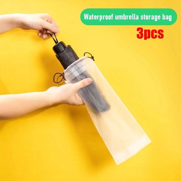 storage bags 3pcs umbrella bag portable matte transparent plastic waterproof cover drawstring organizer
storage bags 3pcs umbrella bag portable matte transparent plastic waterproof cover drawstring organizer