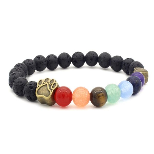 beaded, strands 8mm dog claw seven chakra energy bracelet volcanic loose stone molten rock perfume volatilizer, Black
beaded, strands 8mm dog claw seven chakra energy bracelet volcanic loose stone molten rock perfume volatilizer, Black