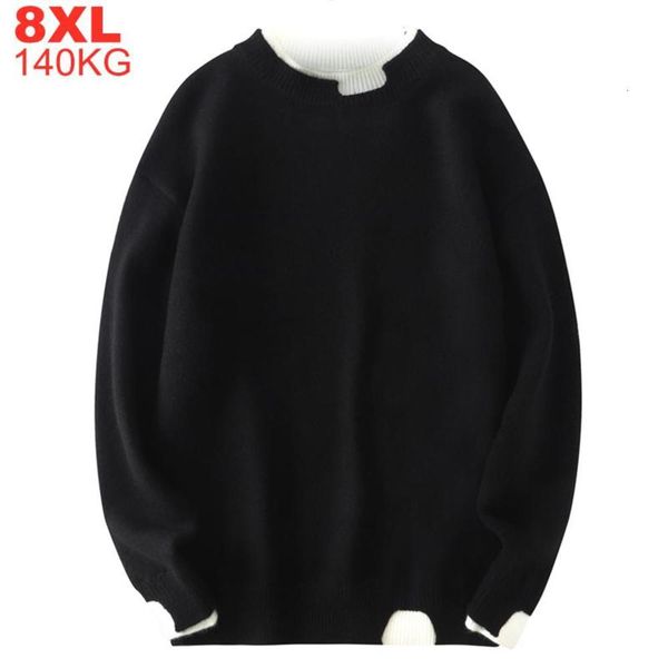 6xl 5xl large size 7xl 8xl sweater men jumpers streetwear men's sweaters oversized casual knitted winter mens pullover xygw, White;black
6xl 5xl large size 7xl 8xl sweater men jumpers streetwear men's sweaters oversized casual knitted winter mens pullover xygw, White;black