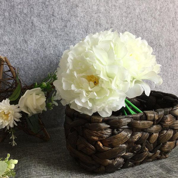 decorative flowers & wreaths artificial peony silk bouquet wedding hand holding floral flores artificiales para decoracion hogar
decorative flowers & wreaths artificial peony silk bouquet wedding hand holding floral flores artificiales para decoracion hogar