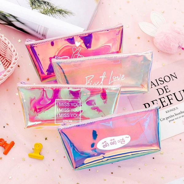 transparent cosmetic bag fashion travel makeup zipper make up organizer pouch toiletry student pencil bags & cases
transparent cosmetic bag fashion travel makeup zipper make up organizer pouch toiletry student pencil bags & cases
