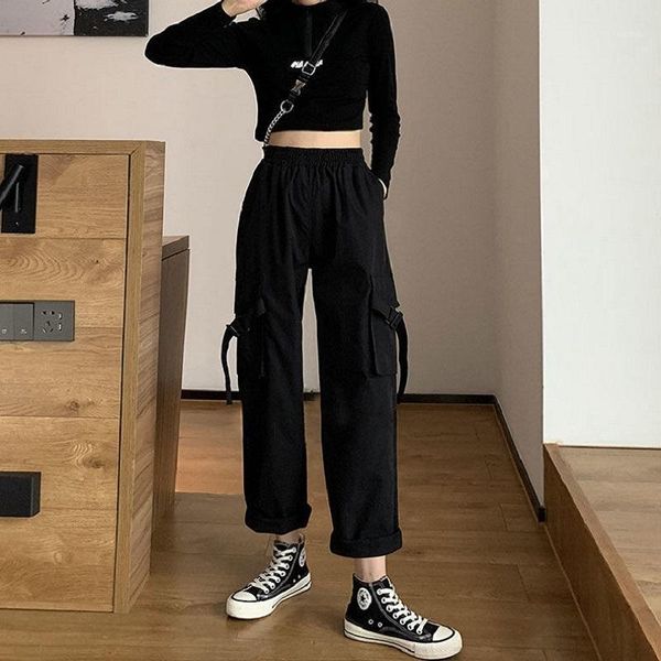 techwear cargo pants women gothic harajuku korean fashion black japanese streetwear oversize trousers spring 2021 women's & capris, Black;white
techwear cargo pants women gothic harajuku korean fashion black japanese streetwear oversize trousers spring 2021 women's & capris, Black;white
