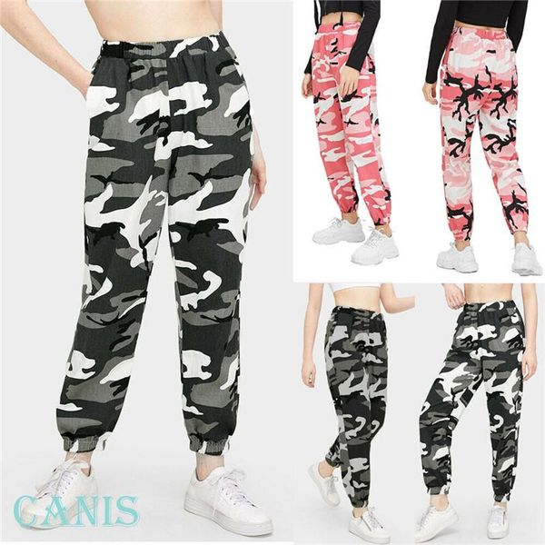 women's pants & capris hirigin women camouflage long pencil lady casual loose camo army cargo trousers, Black;white
women's pants & capris hirigin women camouflage long pencil lady casual loose camo army cargo trousers, Black;white