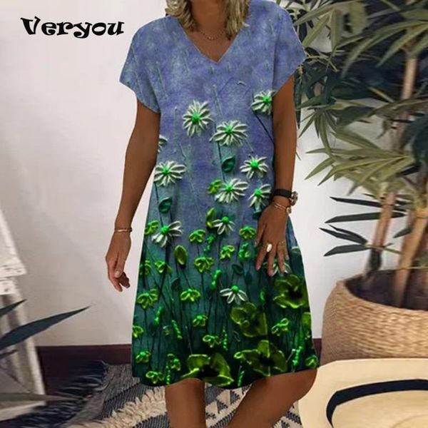 vintage party dress short sleeve loose ladies summer flower print women plus size casual dresses, Black;gray
vintage party dress short sleeve loose ladies summer flower print women plus size casual dresses, Black;gray