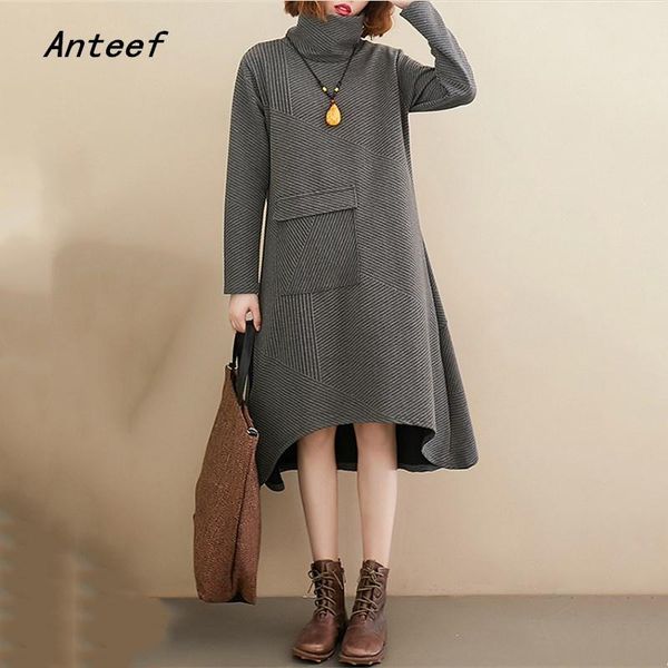 casual dresses long sleeve plus size cotton vintage stripe women causal loose autumn winter elegant dress clothes 2021 ladies, Black;gray
casual dresses long sleeve plus size cotton vintage stripe women causal loose autumn winter elegant dress clothes 2021 ladies, Black;gray