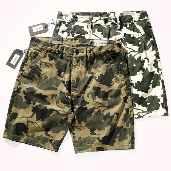 men's shorts summer american retro woven camouflage fashion pure cotton straight washed old casual sports knee length pants, White;black
men's shorts summer american retro woven camouflage fashion pure cotton straight washed old casual sports knee length pants, White;black