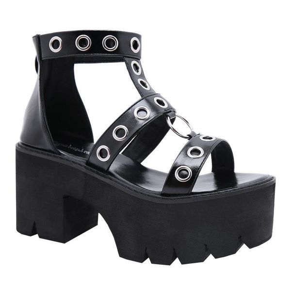 dress shoes rivets womens ankle strap block heel sandals ladies platform on summer comfortable gladiator lady, Black
dress shoes rivets womens ankle strap block heel sandals ladies platform on summer comfortable gladiator lady, Black