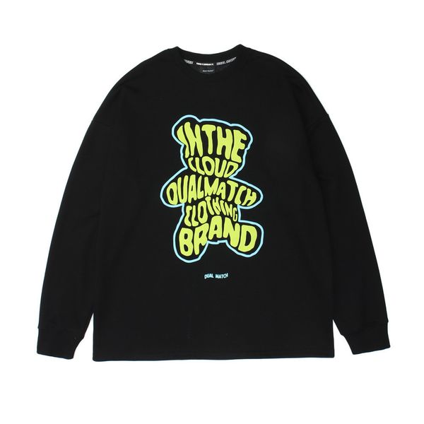 sweatshirts bear letter printed sweater mens street trend loose round neck long sleeve bf languid fashion brand pullover hoodie, Black
sweatshirts bear letter printed sweater mens street trend loose round neck long sleeve bf languid fashion brand pullover hoodie, Black