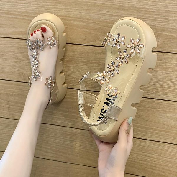 dress shoes 2021 women beach sandals summer wedge peep toe crystal heels casual roman designer platform sandalias de mujer, Black
dress shoes 2021 women beach sandals summer wedge peep toe crystal heels casual roman designer platform sandalias de mujer, Black