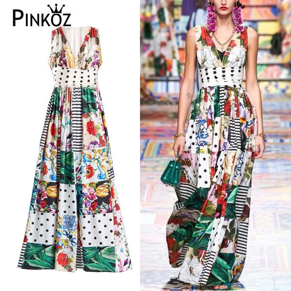 spring summer polka dot flower tropical printed v-neck midi sleeveless dress for women party night casual dresses robe 210421, Black;gray
spring summer polka dot flower tropical printed v-neck midi sleeveless dress for women party night casual dresses robe 210421, Black;gray