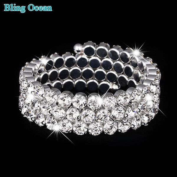 bangle rhinestones bracelets crystal stretch bracelet wristband elastic wedding bridal jewelry bikini competition jb124, Black
bangle rhinestones bracelets crystal stretch bracelet wristband elastic wedding bridal jewelry bikini competition jb124, Black