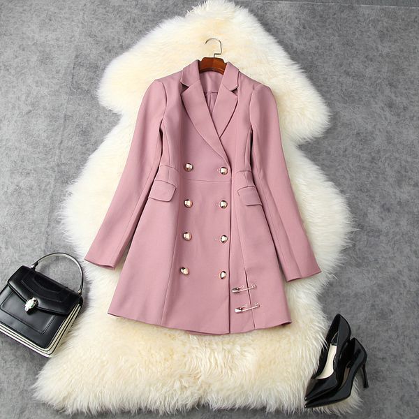 women's suits & blazers fall autumn long sleeve notched-lapel black / pink pure color panelled double-breasted pin casual outwear coats, White;black
women's suits & blazers fall autumn long sleeve notched-lapel black / pink pure color panelled double-breasted pin casual outwear coats, White;black