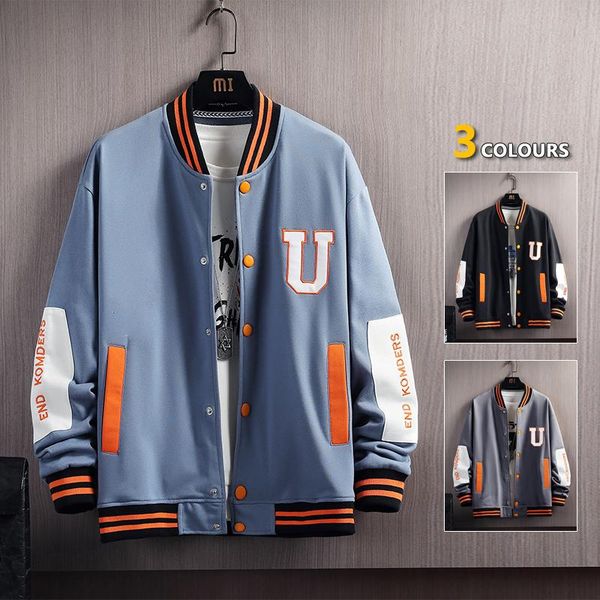 men's jackets mens letter embroidery baseball jacket color block vintage harajuku 2021 big u oversized coats streetwear, Black;brown
men's jackets mens letter embroidery baseball jacket color block vintage harajuku 2021 big u oversized coats streetwear, Black;brown