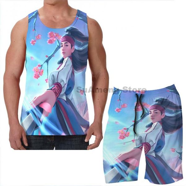 men's tracksuits summer funny print men tank women hwarang taehyung beach shorts sets fitness vest, Gray
men's tracksuits summer funny print men tank women hwarang taehyung beach shorts sets fitness vest, Gray