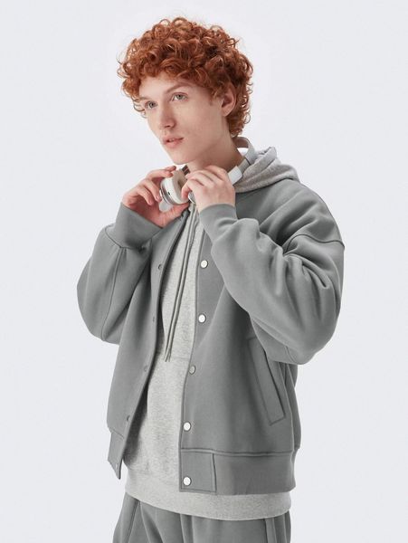 men drop shoulder bomber jacket b5lw#, Black;brown
