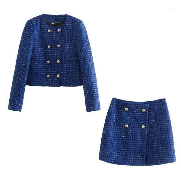 two piece dress dylqfs 2021 tweed women two-piece set blue plaid vintage office lady double breasted blazer female high waist mini skirt sui, White
two piece dress dylqfs 2021 tweed women two-piece set blue plaid vintage office lady double breasted blazer female high waist mini skirt sui, White