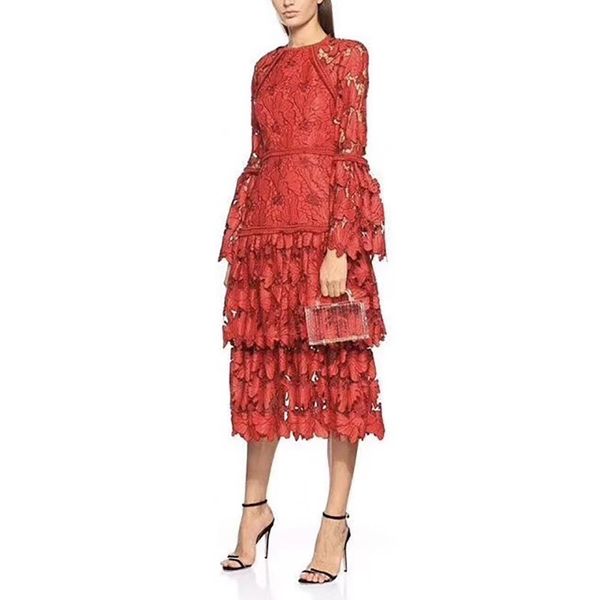 red black evening vintage party female flare long sleeve high waist hollow out lace es women elegant fashion spring, White;black
red black evening vintage party female flare long sleeve high waist hollow out lace es women elegant fashion spring, White;black