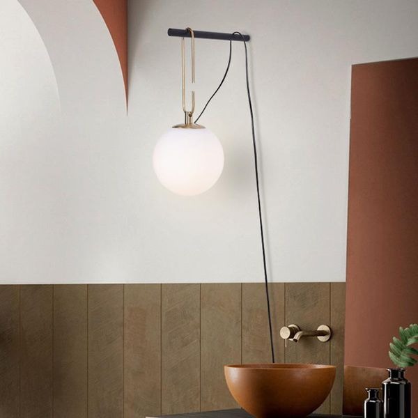 wall lamps nordic hanging glass lamp living room bedroom bedside porch aisle corridor art button three-color light
wall lamps nordic hanging glass lamp living room bedroom bedside porch aisle corridor art button three-color light