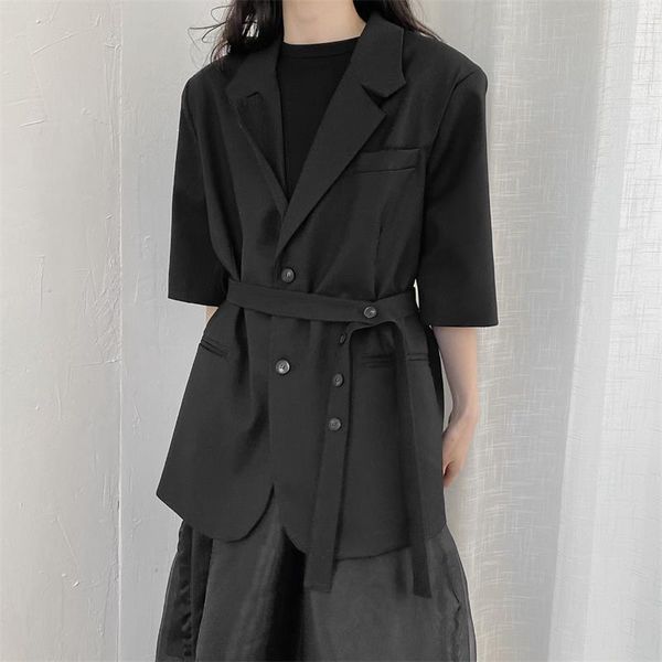 summer 2021 women's niche loose fitting 3 / 4 sleeve suit lace designer pioneer deconstruction suits & blazers, White;black
summer 2021 women's niche loose fitting 3 / 4 sleeve suit lace designer pioneer deconstruction suits & blazers, White;black