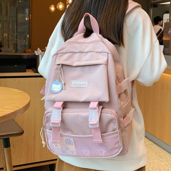 backpack fashion kawaii women girls waterproof school bag for teenage bookbag female nylon leisure travel mochilas cute rucksack
backpack fashion kawaii women girls waterproof school bag for teenage bookbag female nylon leisure travel mochilas cute rucksack