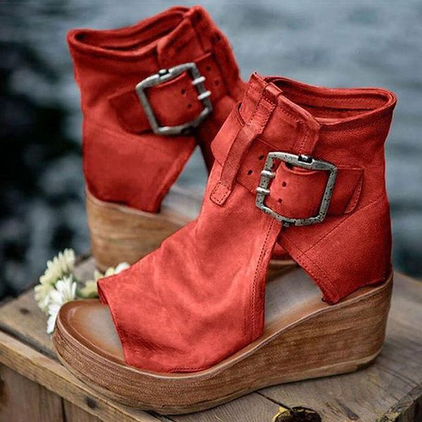 dress shoes women casual sandals platform wedge heel chaussure mujer retro summer for high heels size35-43, Black
dress shoes women casual sandals platform wedge heel chaussure mujer retro summer for high heels size35-43, Black