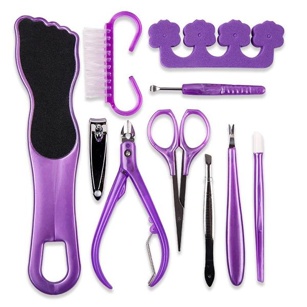 nail art kits 10pcs/set multifunction clipper pedicure set scissor tweezer stainless steel manicure tools supplies for professionals
nail art kits 10pcs/set multifunction clipper pedicure set scissor tweezer stainless steel manicure tools supplies for professionals