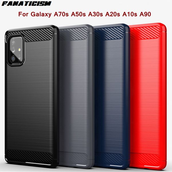 50pcs/lot soft tpu phone cases matte carbon fiber brushed silicone cover for samsung galaxy a70s a50s a30s a20s a10s a90 case
50pcs/lot soft tpu phone cases matte carbon fiber brushed silicone cover for samsung galaxy a70s a50s a30s a20s a10s a90 case