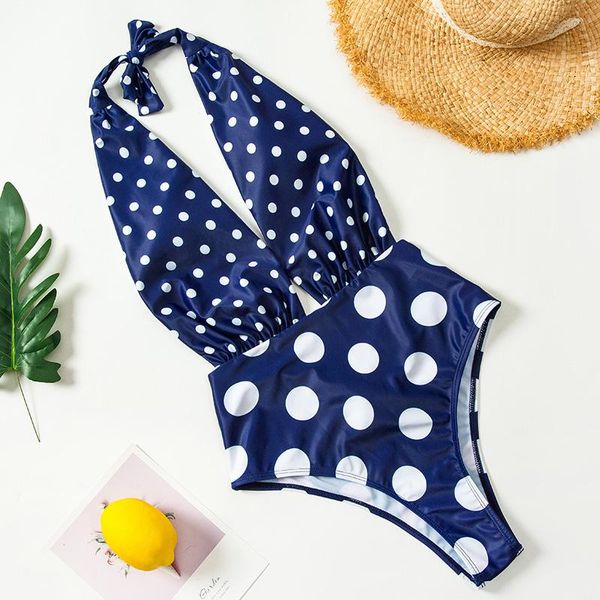 one-piece suits blue deep v polka dots swimsuit women backless monokini beachwear 2021 girl beach bathing suit swimwear
one-piece suits blue deep v polka dots swimsuit women backless monokini beachwear 2021 girl beach bathing suit swimwear