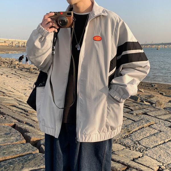 men's jackets mens college style and coats windbreaker 2021spring male loose couple thin plus size casual fashion, Black;brown
men's jackets mens college style and coats windbreaker 2021spring male loose couple thin plus size casual fashion, Black;brown