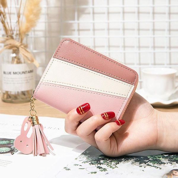 wallets tassel pendant leather women short patchwork pattern female mini purse fashion ladies holder, Red;black
wallets tassel pendant leather women short patchwork pattern female mini purse fashion ladies holder, Red;black