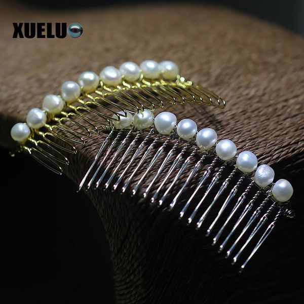hair clips & barrettes xueluo fashion pearl jewelry natural genuine cultured freshwater comb ,, Golden;silver
hair clips & barrettes xueluo fashion pearl jewelry natural genuine cultured freshwater comb ,, Golden;silver