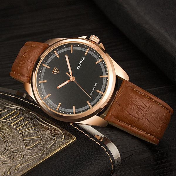 wristwatches relogio masculino yazole wrist watch men leather band quartz men's watches fashion casual male clock drop orologio uomo, Slivery;brown
wristwatches relogio masculino yazole wrist watch men leather band quartz men's watches fashion casual male clock drop orologio uomo, Slivery;brown