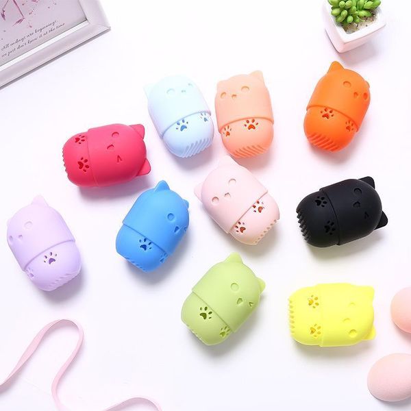 silicone face powder puff sponge box cat style makeup drying holder portable stand make up tools1
silicone face powder puff sponge box cat style makeup drying holder portable stand make up tools1