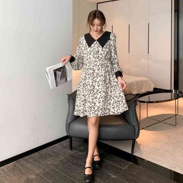 dresses 2079# spring korean fashion printed chiffon maternity dress chic elegant a line clothes for pregnant women long sleeve pregnancy, Black;gray
dresses 2079# spring korean fashion printed chiffon maternity dress chic elegant a line clothes for pregnant women long sleeve pregnancy, Black;gray