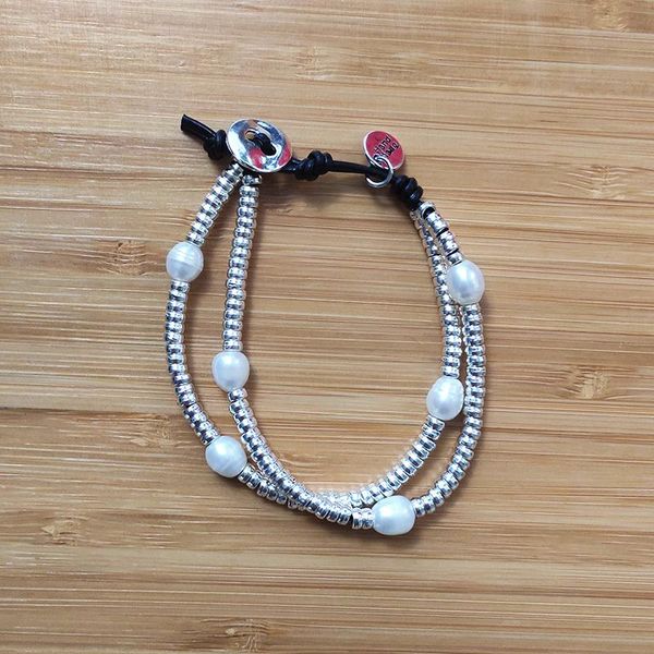 charm bracelets women fine silver-color beads bracelet handmade double pearls as a gift for friends simple fashion wild accessories, Golden;silver
charm bracelets women fine silver-color beads bracelet handmade double pearls as a gift for friends simple fashion wild accessories, Golden;silver