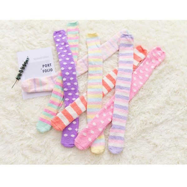footies autumn winter toddler girl thick coral fleece warm stockings striped ladies over knee long stocking tights, Blue
footies autumn winter toddler girl thick coral fleece warm stockings striped ladies over knee long stocking tights, Blue