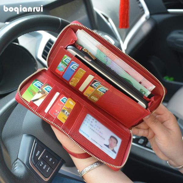 wallets arrival 2021 genuine leather wallet women clutch female long zipper purse fashion strap coin, Red;black
wallets arrival 2021 genuine leather wallet women clutch female long zipper purse fashion strap coin, Red;black