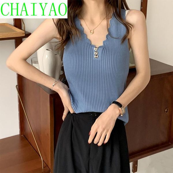 women's tanks & camis crescent city solid color v-neck knitted vest for women with summer 2021 korean slim fit and versatile top, White
women's tanks & camis crescent city solid color v-neck knitted vest for women with summer 2021 korean slim fit and versatile top, White