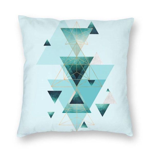 cushion/decorative pillow abstract geometric cushion cover 40x40 home decor triangle compilation in teal aqua and rose gold throw case for s
cushion/decorative pillow abstract geometric cushion cover 40x40 home decor triangle compilation in teal aqua and rose gold throw case for s