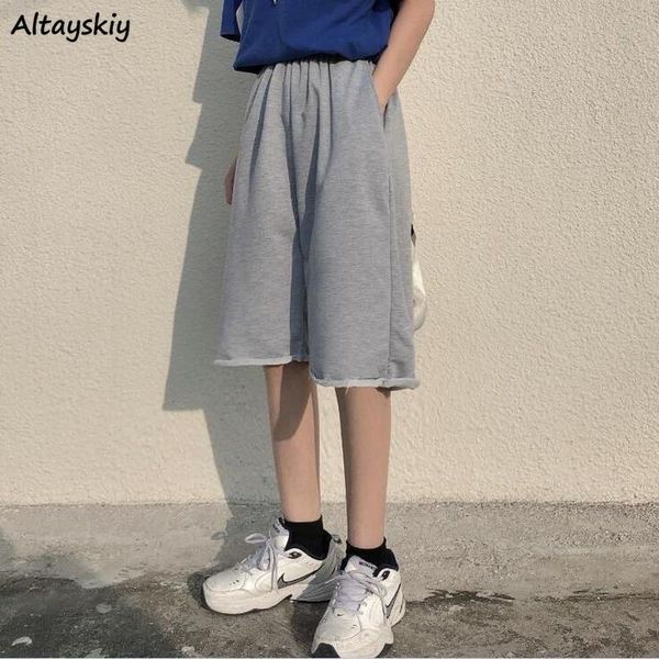 women's shorts women solid loose wide leg knee length summer casual trousers elastic waist empire students all-match streetwear harajuk, White;black
women's shorts women solid loose wide leg knee length summer casual trousers elastic waist empire students all-match streetwear harajuk, White;black